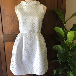 Crazy 8 Silver Polka Dot Party Holiday Dress NWT